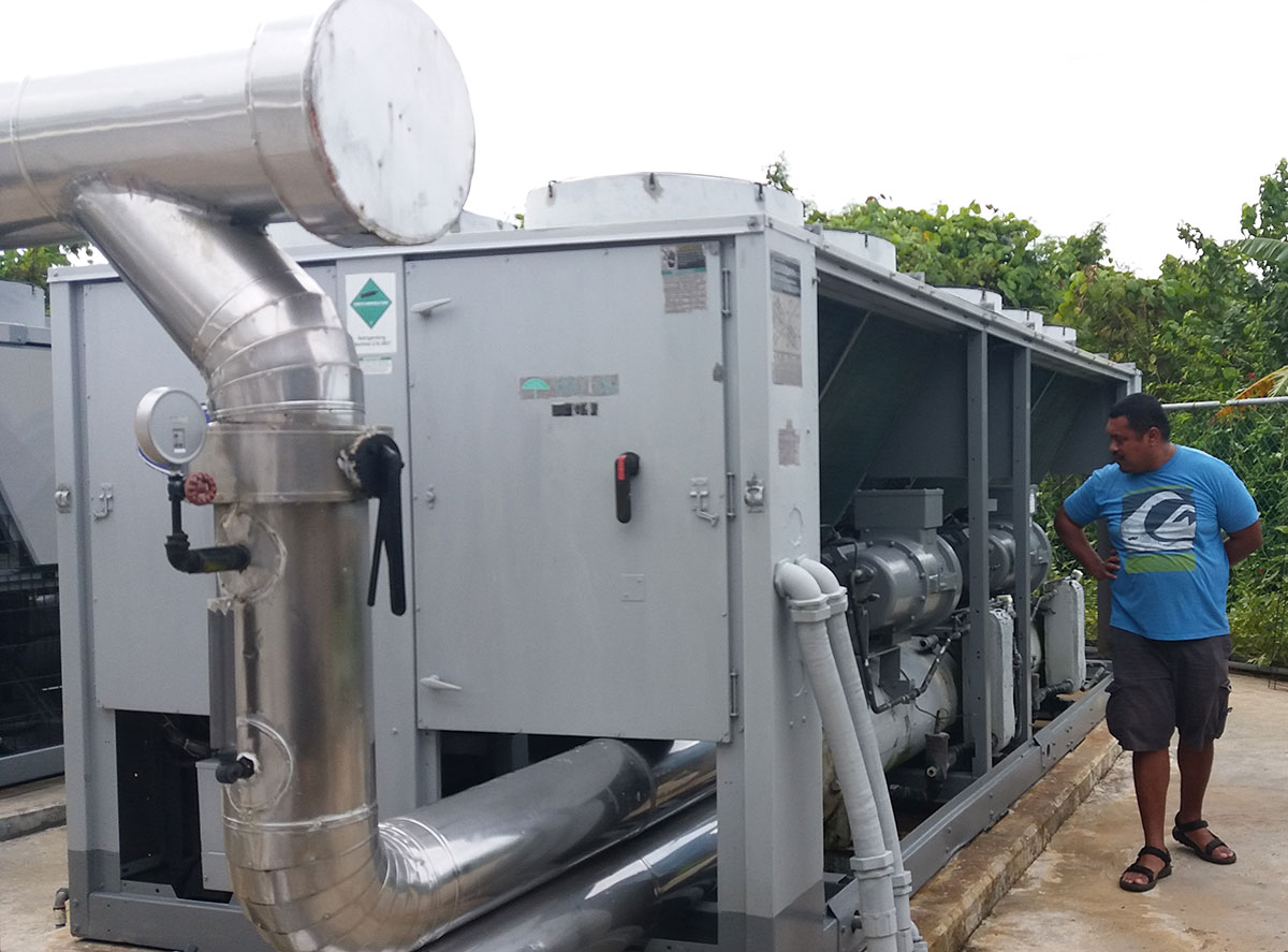 Demonstration of Innovative Technology and Business Models for Efficient and Clean Cooling in the Pacific Project